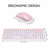 Picture of Wireless Keyboard Mouse Combo, Cimetech Compact Full Size Wireless Keyboard and Mouse Set 2.4G Ultra-Thin Sleek Design for Windows, Computer, Desktop, PC, Notebook, Laptop