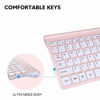 Picture of Wireless Keyboard Mouse Combo, Cimetech Compact Full Size Wireless Keyboard and Mouse Set 2.4G Ultra-Thin Sleek Design for Windows, Computer, Desktop, PC, Notebook, Laptop