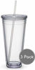 Picture of Maars Insulated Travel Tumblers 32 oz. | Double Wall Acrylic | 3 Pack