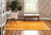 Picture of Unique Loom Sofia Collection Traditional Vintage Area Rug, 5' x 8', Orange/Yellow