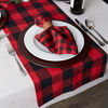 Picture of DII Buffalo Check Collection Classic Tabletop, Table Runner, 14x72, Red & Black