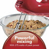 Picture of Hamilton Beach 6-Speed Electric Hand Mixer, Beaters and Whisk, with Snap-On Storage Case, Red