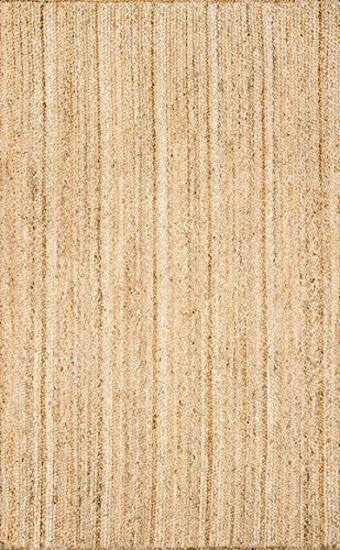 Picture of nuLOOM Rigo Hand Woven Jute Area Rug, 8' x 10', Natural