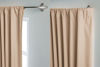 Picture of Amazon Basics Room Darkening Curtain Rod - 48" to 88", Nickel - 244244-411-A60