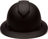 Picture of Pyramex Ridgeline Full Brim Hard Hat, 4-Point Ratchet Suspension, Matte Black Graphite Pattern