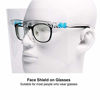 Picture of Anti-fog Reusable Face Shields with Glasses Frame Set for Men and Women to Protect Eyes and Face,6 Glasses and 12 Shields