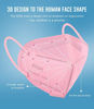 Picture of KN95 Face Mask 50 Pack, Miuphro Multiple Colour KN95 Mask Protection Against PM2.5 Dust, Air Pollution