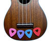 Picture of BoloPick Felt Picks for Ukulele, Guitar, and Bass with easy grip cut-out, 8 Pack, Original