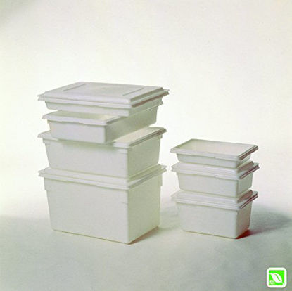 Picture of Rubbermaid Commercial Products Food Storage Box/Tote for Restaurant/Kitchen/Cafeteria, 16.5 Gallon, White (FG352800WHT)