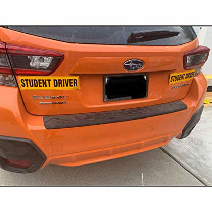 Picture of TOTOMO Student Driver Magnet Sticker - (Set of 4) 12"x3" Highly Reflective Premium Quality Car Safety Caution Sign Student Drivers #SDM04