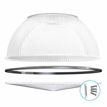 Picture of HYPERLITE 60 Degree PC Reflector ONLY for Hero Series LED High Bay Light 2-Pack (Milky Reflector with Cover)