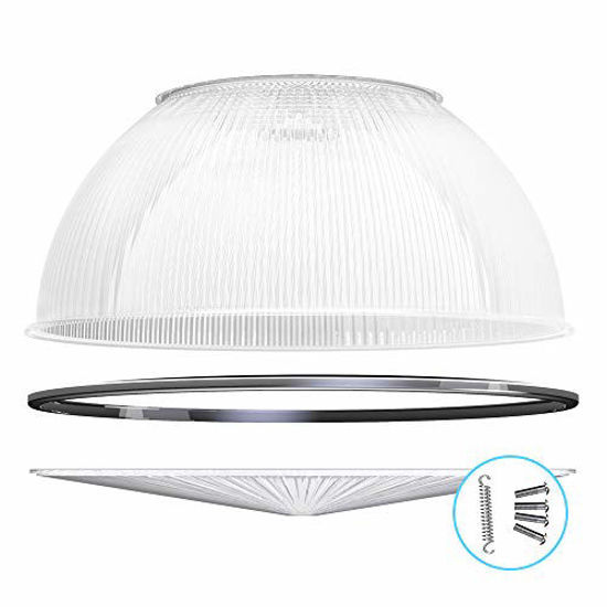 Picture of HYPERLITE 60 Degree PC Reflector ONLY for Hero Series LED High Bay Light 2-Pack (Milky Reflector with Cover)