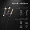 Picture of UGREEN 3.5MM Male to 2 RCA Female Jack Stereo Audio Cable Y Adapter Gold Plated Compatible for iPhone iPod iPad MP3 Tablets HiFi Stereo System Computer Sound Speaker