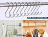 Picture of Evob 20 Pack 3.4" S Shaped Hooks Stainless Steel Metal Hangers Hanging Hooks for Kitchen, Work Shop, Bathroom, Garden