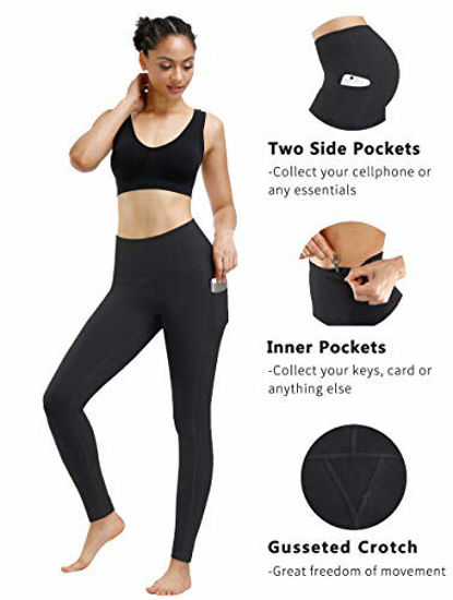High Waist Yoga Pants Tummy Control Workout Pants Running Cycling