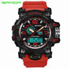 Picture of Mens Military Watch Dual Display Waterproof Sport Digital Big Wrist Watch Outdoor Tactical Red Watch