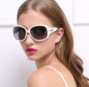 Picture of Joopin Polarized Sunglasses for Women Vintage Big Frame Sun Glasses Ladies Shades (White)