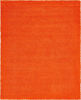 Picture of Unique Loom Solo Solid Shag Collection Modern Plush Tiger Orange Area Rug (8' 0 x 10' 0)