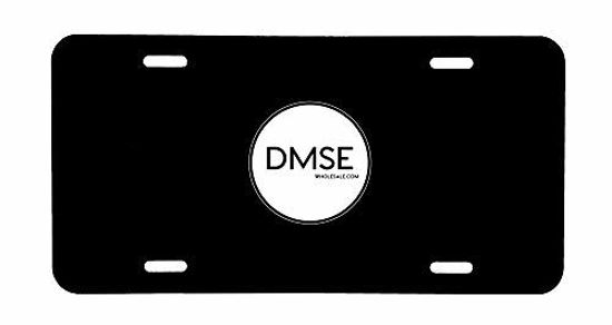 Picture of DMSE Wholesale Blank Metal Automotive License Plate Plates Tag for Custom Design Work - 0.025 Thickness/0.5mm - US/Canada Size 12x6 (Black)