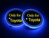 Picture of 2pcs LED Car Cup Holder Lights for Toyota, 7 Colors Changing USB Charging Mat Luminescent Cup Pad, LED Interior Atmosphere Lamp for (fit T oyota)