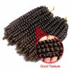 Picture of 6 Pack Spring Twist Crochet Braiding Hair 10 Inch Bomb Twist Crochet Braids Ombre Colors Low Temperature Kanekalon Synthetic Fluffy Hair Extensions 20 Strands 90g/Pack (10inches, T1B-27)