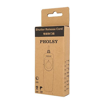 Picture of PHOLSY C8 Shutter Remote Control Cable Release Switch for Canon 6D II, 1DX II, 1DX III, 1DS III, 1DS II, 1D C, 1D IV, 1D III, 1D II N, 5D II, 5D III, 5D IV, 5DS, 5D, 6D, 7D II, 50D, 40D