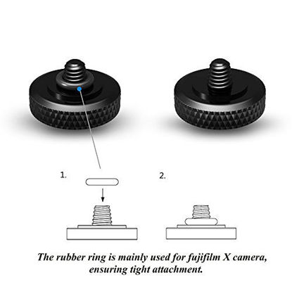 Picture of Camera Soft Release Button JJC Shutter Button for Fuji Fujifilm X-T4 X-T3 X-T2 X-T30 X-T20 X-T10 X-PRO3 X-PRO2 X100V X100S X100T X100F X30 X20 X-E3 X-E2S RX10 II III IV Leica M10 M-E M-P -2Pack