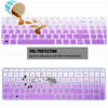 Picture of Keyboard Cover Skin Compatible 15.6 inch HP Pavilion x360 15-BR075NR / HP Pavilion 15-BS 15-BW 15-CC 15-CB 15-CD/HP Envy x360 15M-BP 15M-BQ,17.3 HP Envy 17M 17-BS Keyboard Covers (Omber Purple)