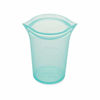 Picture of Zip Top Reusable 100% Platinum Silicone Containers - Large Cup - Teal