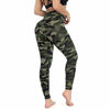 Picture of Gayhay High Waisted Leggings for Women - Soft Opaque Slim Tummy Control Printed Pants for Running Cycling Yoga Army Green Camo