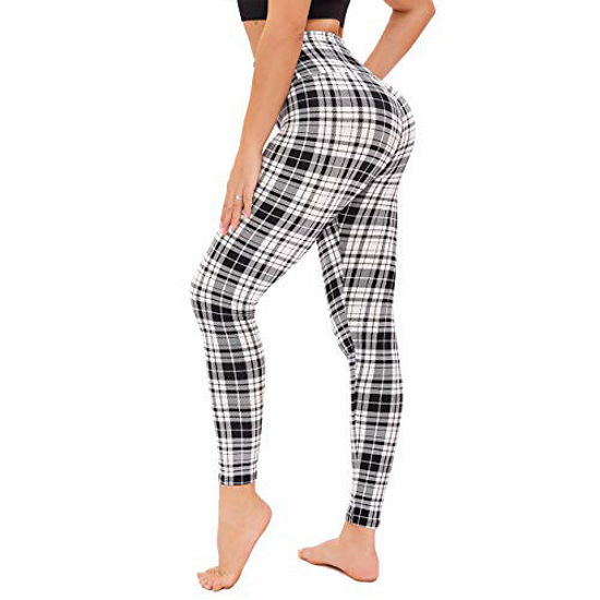 Gayhay High Waisted Leggings for Women - Soft Opaque Slim Tummy Control  Printed Pants for Running Cycling Yoga