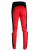 Picture of SCREENSHOTBRAND-P11031 Mens Hip Hop Premium Slim Fit Track Pants - Athletic Jogger Moto Cut & Sew Color Block Patch Bottoms-Red-Medium