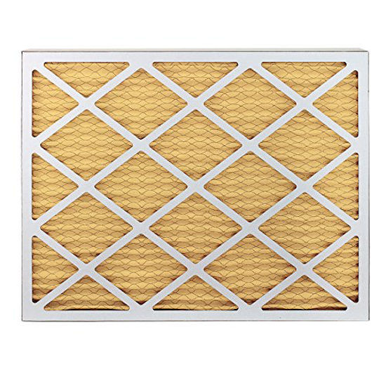 Picture of FilterBuy 12x36x1 MERV 11 Pleated AC Furnace Air Filter, (Pack of 4 Filters), 12x36x1 - Gold