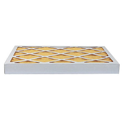 Picture of FilterBuy 17x20x2 MERV 11 Pleated AC Furnace Air Filter, (Pack of 4 Filters), 17x20x2 - Gold