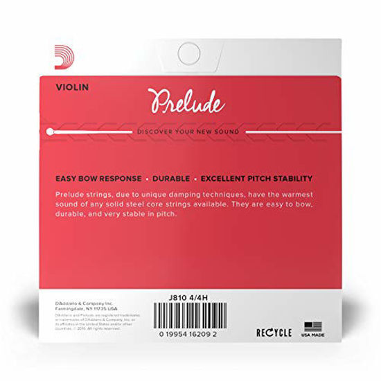 Picture of D'Addario Prelude Violin String Set, 4/4 Scale, Heavy Tension