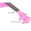 Picture of Soprano Ukulele Beginner Kit - 21 Inch w/How to play Songbook Carrying bag Digital Tuner All in One Set