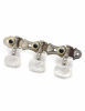 Picture of Metallor Acoustic Guitar Tuning Pegs Machine Heads Tuning Keys Tuners Double Hole 3L 3R Chrome.