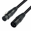 Picture of SiYear XLR Male 3 Pin to XLR Female 5 Pin & XLR Female 3 Pin to XLR Male 5 Pin Audio Cable, for Microphone DMX Stage Light Turnaround Etc1Set / 2Pack)