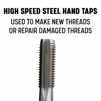 Picture of Drill America 1/4"-48 UNS High Speed Steel Plug Tap, (Pack of 1)