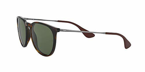 Picture of Ray-Ban Women's RB4171 Erika Round Sunglasses, Light Havana/Dark Green, 54 mm