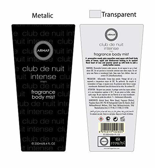 GetUSCart Armaf Club De Nuit Intense Men Body Spray 8.4 Ounce