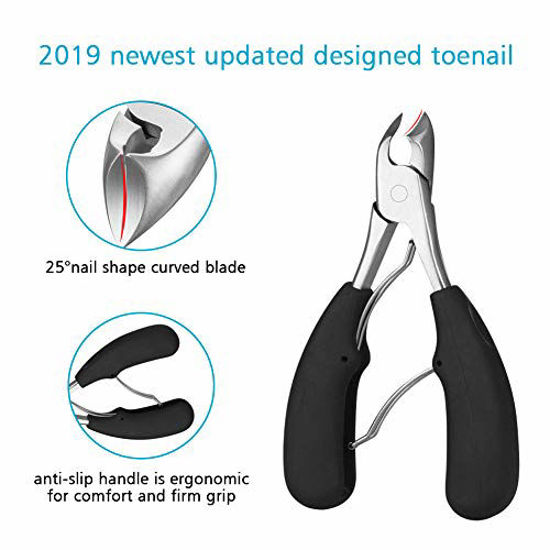 Toenail Clippers Podiatrist Toe Nail Clipper for Ingrown and Thick