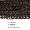 Picture of 7 Pack 16 Inch Passion Twist Hair Water Wave Synthetic Crochet Braids for Passion Twist Braiding Hair Goddess Locs Bohemian Curl Hair Extensions (7Packs, 16Inch, T30#)