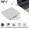 Picture of External DVD Drive USB 3.0/Type-C Slim Slot-in CD/DVD+/-RW Burner Player USB C Superdrive for MacBook Pro Air Laptop Mac iMac Windows10 PC Desktop(Silver)