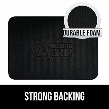 Picture of GORILLA GRIP Original Premium Anti-Fatigue Comfort Mat, Phthalate Free, Ergonomical, Extra Support and Thick, Kitchen, Laundry and Office Standing Desk Mats, 48x20, Navy Blue