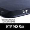 Picture of GORILLA GRIP Original Premium Anti-Fatigue Comfort Mat, Phthalate Free, Ergonomical, Extra Support and Thick, Kitchen, Laundry and Office Standing Desk Mats, 48x20, Navy Blue