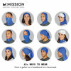 Picture of Mission Cooling Neck Gaiter Customize Your Coverage, Face Mask, Cools when Wet- Blue