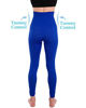 Picture of Homma Activewear Thick High Waist Tummy Compression Slimming Body Leggings Pant (Small, Royal)