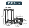 Picture of IsoAcoustics Iso-Stand Series Speaker Isolation Stands with Height & Tilt Adjustment: Iso-130 (5.1" x 6) Pair