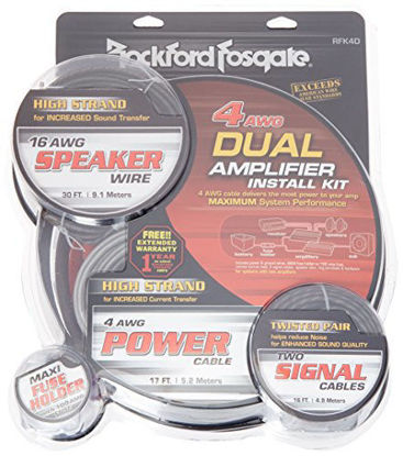Picture of Rockford 4 Awg Complete Installation Kit